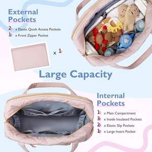 <span class=keywords><strong>Sac</strong></span> à <span class=keywords><strong>langer</strong></span> personnalisé grande capacité léger et <span class=keywords><strong>extensible</strong></span> pour maman, <span class=keywords><strong>sac</strong></span> de voyage pour bébé avec matelas à <span class=keywords><strong>langer</strong></span> pour l'hôpital - Product Image 6