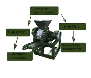 Giá tốt nhất mùn cưa than bánh than máy làm cho nấu ăn sinh khối gỗ nhiên liệu nén bản ghi than bánh - Product Image 5