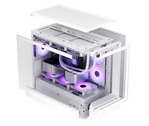 Boîtier PC Gaming <span class=keywords><strong>Aigo</strong></span>-Xingcan-Lan MATX avec support de refroidissement liquide 360 mm et vue panoramique à 270 degrés - Product Image 4