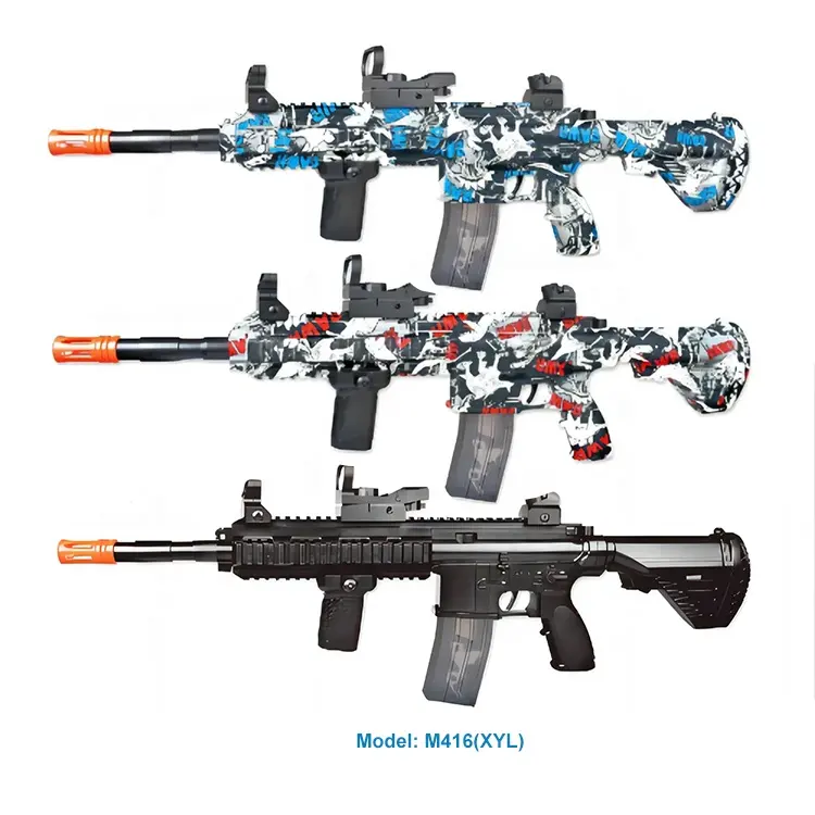 m416 balinas pistola de água, pistola de airsoft, elétrica, armas reais, pistola de metal de hidrogel, pistola de brinquedo gel