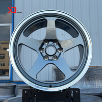 Jantes forgées monobloc à lèvre profonde gris usiné légères 18 19 20 21 22 23 24 5x114.3 5x112 pour FL5 GK5 GR86 BRZ