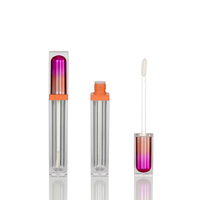 Tube de brillant à lèvres carré en plastique cosmétique, emballage Double couche, Tube de rouge à lèvres liquide ABS