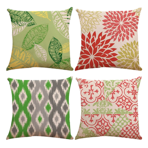 INSHARE Modern Abstract Colorful Flower Printed 100% Polyester Square <b>Cushion</b> <b>Cover</b> 45x45cm Hospital Home Eco-Friendly - Product Image 1