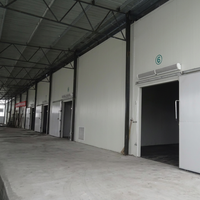 Bâtiment en acier pour entrepôt frigorifique |   Entrepôt métallique isolé pour produits réfrigérés