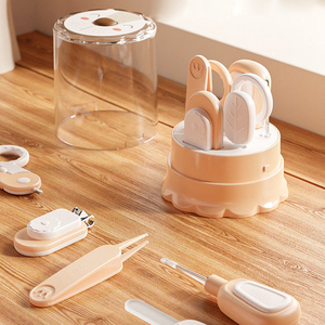 Kit de soin des ongles pour nouveau-nés, best-seller, lames ultra-affûtées, poignée antidérapante, sans BPA, étui de voyage compact, <span class=keywords><strong>avis</strong></span> des parents 5 étoiles - Product Image 1