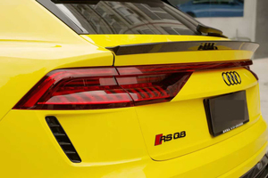 Kit de cuerpo de fibra de carbono seco para Audi RSQ8 actualización estilo <span class=keywords><strong>Aulen</strong></span> pieza de automóvil falda lateral labio delantero difusor trasero alerón rueda ceja - Product Image 6