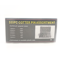 555pcs Split Pin Hardware Sets Stainless Steel Accessories Connectors Fasteners