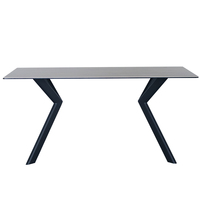 Ensemble de table à manger au design moderne personnalisable, meubles en bois élégants pour les banquets de mariage et les salles à manger