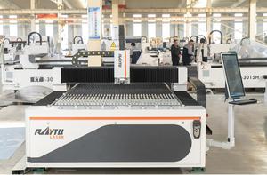 Machine de découpe laser à fibre H1530 à plateforme unique CNC 1500x3000mm Cypcut haute vitesse AI pour acier au carbone et acier inoxydable - Product Image 4