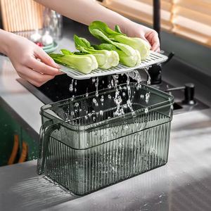 Plastic <b>Kitchen</b> With Lid Handle Organization Containers Airtight Food Container for Household and <b>Pantry</b> - Product Image 3