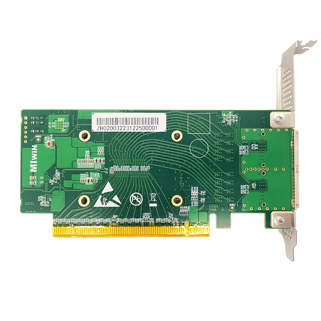 MIWIN OEM PCIE4.0 External Switch Retimer Card PCIe 4.0 X16 to 2*ASM External Redriver Adapter Card for Server Interconnection