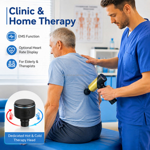 Pistolet de massage EMS portatif personnalisé chaud/froid à percussion profonde pour thérapeutes, idéal pour la récupération musculaire sportive professionnelle - Product Image 6