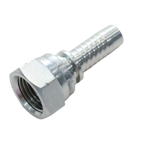 Raccord Réutilisable en Acier au Carbone BSPP pour Tuyau Hydraulique, Raccord Droit Pivotant à Extrémité Droite R1/R2 22611 - Product Image 1