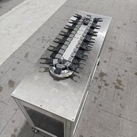 Mini convoyeur circulaire de bureau à rail, type chaîne, pour charges légères et stations compactes