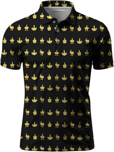 Camisetas de Golf de Manga Corta para Hombre, Transpirables, 100% Poliéster, Tejido de Punto, Estampado de Patatas, Secado Rápido, Diseño Divertido, Regalos - Product Image 1