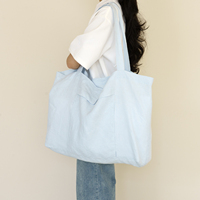 Sacs de courses en toile de coton recyclé personnalisables avec logo couleur, sacs fourre-tout vierges à imprimer, fournis en stock