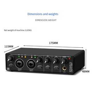 อินเทอร์เฟซเสียง MD22โปรพร้อมลูปแบคและตัดเสียงรบกวนสำหรับพอดคาสต์สตรีมมิ่งสดบนโทรศัพท์ <span class=keywords><strong>Mac</strong></span> - Product Image 3