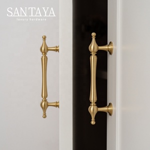 Kenop Lemari Dapur Santaya Solid Brushed Brass Handle, Kenop Furnitur Kamar Tidur, Kenop Laci - Product Image 5