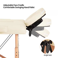 Meistverkaufte Professionelle Tragbare Moderne Synthetische Leder-Klappbare Schönheitssalon-Massageliege