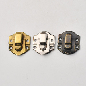 Serrure de meuble en acier au carbone, argent, bronze, bronze jaune, design minimaliste, boucle de sac sans clé, installation facile - Product Image 1