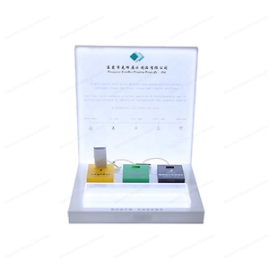 Exhibidor de Tabaco Acrílico Blanco Moderno con Carga Inalámbrica, Exhibidor de Mostrador para Minoristas con Funciones Inteligentes - Product Image 4