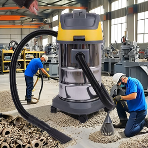 <span class=keywords><strong>Aspirateur</strong></span> industriel <span class=keywords><strong>cyclonique</strong></span> à tambour haute efficacité pour usage commercial, fonction humide/sèche, vapeur, électrique, <span class=keywords><strong>sans</strong></span> <span class=keywords><strong>sac</strong></span> 20L, 1500W - Product Image 3