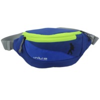 Sac banane/sac à bandoulière en polyester imperméable et durable avec motif lettres, fermeture éclair, idéal pour le sport quotidien et toutes les saisons