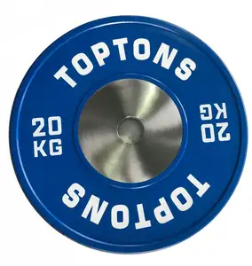 OEM Factory Wholesale De Gym Small size Gym Weight Plate Fitness Competition Rubber Bumper Plate