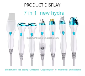 Equipo <span class=keywords><strong>de</strong></span> Microdermoabrasión 7 en 1 Smart Ice Blue Plus para Análisis <span class=keywords><strong>de</strong></span> Piel, Hidrodermoabrasión, Peeling, SPA, Piezas para Máquina Facial para Salón - Product Image 2