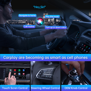Fuallwin phổ biến chuyển đổi nhà máy có dây không dây Carplay Dongle dual-band Wi-Fi <span class=keywords><strong>Android</strong></span> tự động hỗ trợ OTA cập nhật CE/FCC - Product Image 5