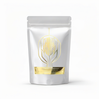 Sachet Doypack à fenêtre transparente, film transparent de qualité supérieure, refermable par pression, pour bonbons et emballage alimentaire 150g, ultra-transparent