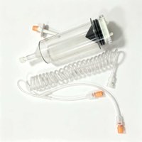 Seringue angio stérile jetable en PVC à haute pression, économique, injecteur CT 100 ml, dispositif de livraison de contraste clinique
