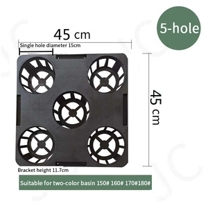 Soporte redondo negro para <span class=keywords><strong>maceta</strong></span>, fabricantes al por mayor, soporte inferior de <span class=keywords><strong>maceta</strong></span> de plástico grueso, soporte para <span class=keywords><strong>maceta</strong></span> de vivero carnoso - Product Image 6