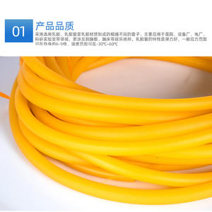 Bandes de résistance en latex pour fitness, haute élasticité, diamètre intérieur 1,5 mm, diamètre extérieur 3 mm, pour entraînement et mise en forme du corps - Product Image 5