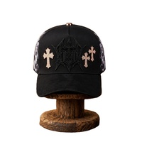 Casquettes de baseball personnalisées avec logo brodé animal unique, noires, grises, camouflage, visière incurvée, streetwear