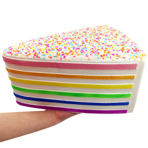 Jumbo Squishy Fidget Toy en forme de fraise à remontée lente, en PU, amusant, unisexe, pour le soulagement de l'anxiété et la relaxation - Product Image 6