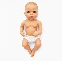 Poupée Reborn Meadow de 20 pouces avec corps en tissu, poupée nouveau-né réaliste peinte à la main, jouet compagnon pour enfants, cadeau d'anniversaire pour filles