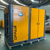 Compresseur d'air à vis plus efficace 75Kw 100Hp Baosi Compresseurs électriques industriels Sir à deux étages 8/10/13/15Bar 5.25M3/Min