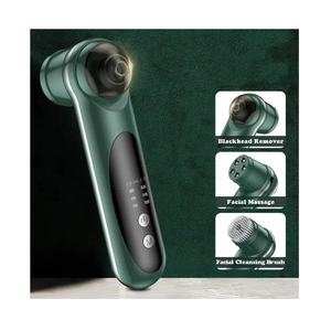 Nouvel appareil multifonction 3-en-1 à succès avec brosse de lavage, masseur facial, nettoyeur de pores électrique et extracteur de points noirs pour jeune femme - Product Image 1