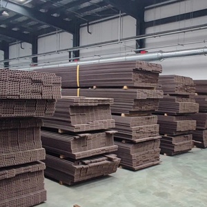 WPC आउटडोर वाटरप्रूफ एंटी-यूव पूल गार्डन स्लैट्स बेंच - Product Image 3