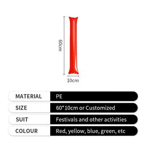 Bastón Inflable de PVC para Animar en Conciertos, Ligero, Fácil de Inflar, Ideal para Promociones - Product Image 2