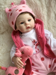 R & B Bán Buôn Inch Thực Tế Silicone Bé Sinh Ra Búp Bê Đầy Đủ Cơ Thể Trẻ Em Của Hoàn Chỉnh Bonecas Giá Rẻ Cho Cô Gái - Product Image 2