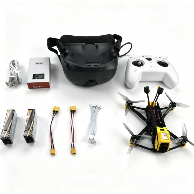 Hot selling RTF FPV Drone professional 4K camera Kit Easy Indoor Racing wIth Battery for Beginners Ready to Fly with Goggles UAV