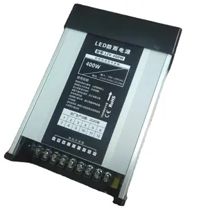 WJXDZ yağmur geçirmez SMPS AC DC 180V-240V güç kaynağı 12V 24V 400W IP45 güç kaynağı tek çıkış açık