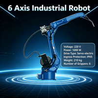 Moteur de bras robotisé industriel pour soudage de pièces automobiles avec PLC et boîte de vitesses