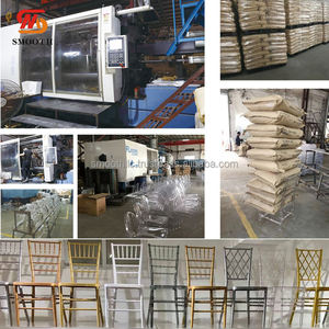 Chaise de banquet empilable en plastique de gros pour événements de mariage, chaise Tiffany noire, chaise Chiavari - Product Image 6