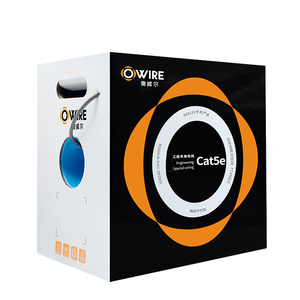 Cavo LAN per interni in rame <span class=keywords><strong>Cat</strong></span> 5e senza ossigeno per trasferimento dati aziendali - Product Image 1