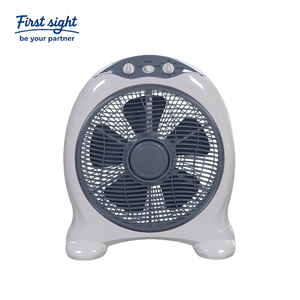 CE Certified 12 Inch 3-Speed Mini <strong>Box</strong> <strong>Fan</strong> Quiet Plastic Desk <strong>Fan</strong> with Knob Control for Office Home Car Use Outdoor Friendly - Product Image 1