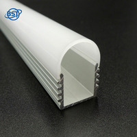 Diffuseur PMMA Blanc Laiteux Dépoli pour Éclairage LED en Acrylique à Profil C, Fabrication Directe Usine, Sur Mesure, pour Éclairage Intérieur et Extérieur