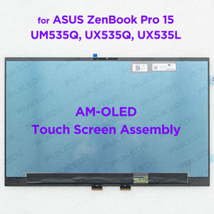 Ensamblaje de pantalla táctil LCD para computadora portátil de <span class=keywords><strong>15</strong></span>,6 pulgadas, para <span class=keywords><strong>ASUS</strong></span> <span class=keywords><strong>ZenBook</strong></span> Pro <span class=keywords><strong>15</strong></span> UX535Q UX535L UM535Q 18210-15601100212 - Product Image 2